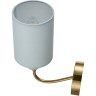 Бра LUMION ANRI 6590/1W CLASSI LN24 E14 1*40W 220Vлатунь/мятный зеленый, металл, керамика/текстиль