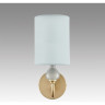 Бра LUMION ANRI 6590/1W CLASSI LN24 E14 1*40W 220Vлатунь/мятный зеленый, металл, керамика/текстиль