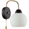 Бра LUMION BLISS COMFI LN23 5642/1W E27 1*60W 220V чёрный, золотой