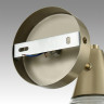 Бра LUMION CORNE 6596/1W MODERNI LN24 E27 1*60W 220V латунь титаниум/прозрачный, металл/стекло