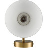 Бра LUMION CORNE 8113/1W MODERNI LN25 E27 1*60W 220V латунь/белый, металл/стекло