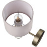 Бра LUMION DAMONA 8109/1W MODERNI LN25 E14 40W 220V латунь титаниум/бежевый, металл/текстиль/стекло