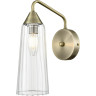 Бра LUMION DOLIANA 6584/1W MODERNI LN24 E14 1*40W 220V бронза/прозрачный, металл/стекло