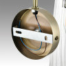 Бра LUMION DOLIANA 6584/1W MODERNI LN24 E14 1*40W 220V бронза/прозрачный, металл/стекло