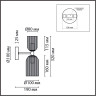 Бра LUMION KASSIA 6586/2W MODERNI LN24 E14 2*40W 220V золото/прозрачный, металл/стекло