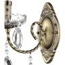 Бра LUMION LINN CLASSI LN25 8190/1W E14 1*40W 220V античная бронза, металл/хрусталь