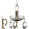 Бра LUMION LINN CLASSI LN25 8190/1W E14 1*40W 220V античная бронза, металл/хрусталь