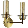 Бра LUMION MADONNA 6554/2W CLASSI LN24 E14 2*40W 220V бронза/коньячный/металл/стекло