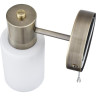 Бра LUMION MAVE 8100/1W COMFI LN25 74 Е14 1*40W 220V бронза/белый металл/стекло
