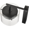 Бра LUMION NATALINA 8232/1W COMFI LN25 193 LED GX70 1*10W 220V черный/прозрачный, металл/стекло