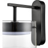 Бра LUMION NATALINA 8232/1W COMFI LN25 193 LED GX70 1*10W 220V черный/прозрачный, металл/стекло