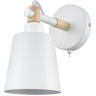 Бра LUMION ROSALINA 8097/1W MODERNI LN25 269 Е27 1*60W 220V белый/белый металл, дерево/металл