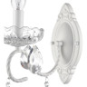 Бра LUMION SNOW CLASSI LN25 8189/1W E14 1*40W 220V белый металл/хрусталь