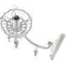Бра LUMION SNOW CLASSI LN25 8189/1W E14 1*40W 220V белый металл/хрусталь