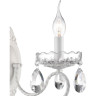Бра LUMION SNOW CLASSI LN25 8189/1W E14 1*40W 220V белый металл/хрусталь