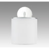 Бра LUMION SUNTORI 6591/1W CLASSI LN24 E14 1*40W 220V хром/белый, металл/текстиль