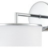 Бра LUMION SUNTORI 6591/1W CLASSI LN24 E14 1*40W 220V хром/белый, металл/текстиль