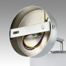 Бра LUMION SUNTORI 6591/1W CLASSI LN24 E14 1*40W 220V хром/белый, металл/текстиль