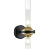 Бра LUMION TAMARESA 8112/2W NEOCLASSI LN25 G9 2*30W 220V черный/бронза/прозрачный, металл/стекло