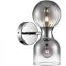 Бра LUMION TAUNA G9 30W + E14 40W 220V 8114/2W MODERNI LN25 хром/дымчатый, металл/стекло