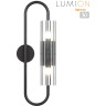 Бра LUMION TORONTO 6561/2W SUSPENTIONI LN24 G9 2*20W 220V черный/прозрачный/металл/стекло