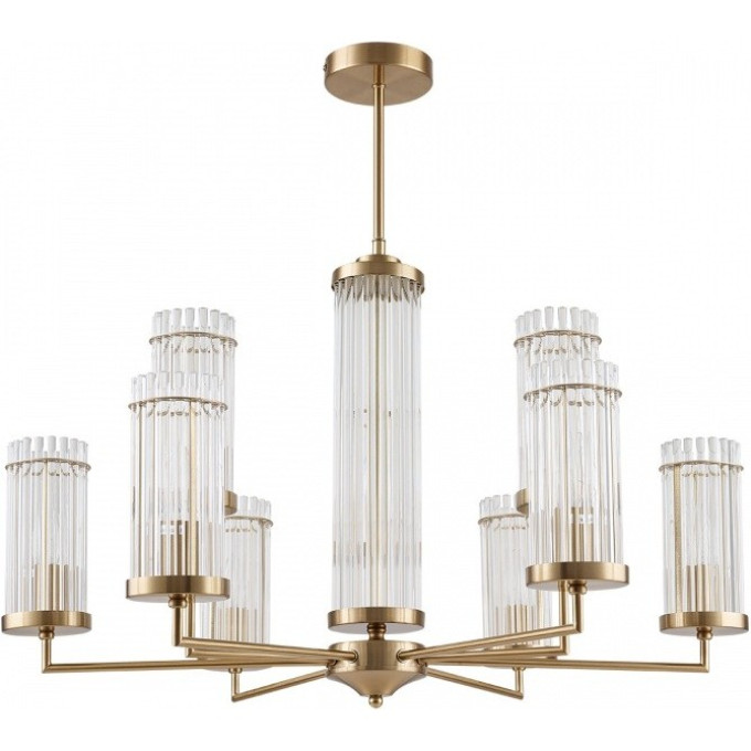 Люстра LUMION ELLOW 6527/9 CLASSI LN23 171 E14 9*40W 220V латунь