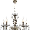 Люстра LUMION LINN CLASSI LN25 8190/5 E14 5*40W 220V античная бронза, металл/хрусталь