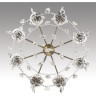 Люстра LUMION LINN CLASSI LN25 8190/8 E14 8*40W 220V античная бронза, металл/хрусталь