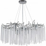 Люстра LUMION MISS 6521/8 CLASSI LN23 169 E14 8*40W 220V серебристый