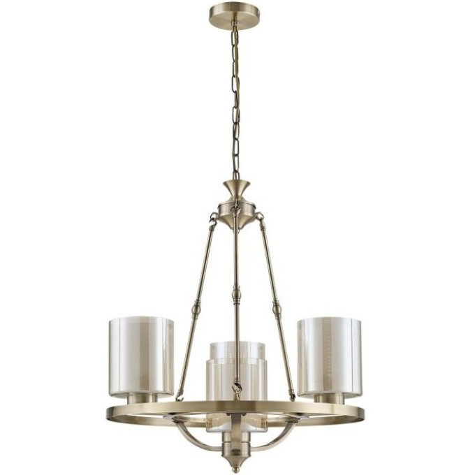 Люстра LUMION RIVERLY 6524/4 COUNTY LN23 E27 4*60W 220V античная латунь