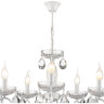 Люстра LUMION SNOW CLASSI LN25 8189/5 E14 5*40W 220V белый, металл/хрусталь