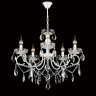 Люстра LUMION SNOW CLASSI LN25 8189/5 E14 5*40W 220V белый, металл/хрусталь