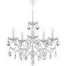 Люстра LUMION SNOW CLASSI LN25 8189/5 E14 5*40W 220V белый, металл/хрусталь
