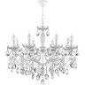 Люстра LUMION SNOW 8189/8 CLASSI LN25 E14 8*40W 220V белый, металл/хрусталь