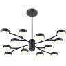 Люстра LUMION TORINA 8117/12 COMFI LN25 LED GX53 12*7W 220V черный, металл
