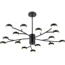Люстра LUMION TORINA 8117/15 COMFI LN25 LED GX53 15*7W 220V черный, металл