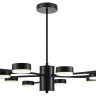 Люстра LUMION TORINA 8117/15 COMFI LN25 LED GX53 15*7W 220V черный, металл