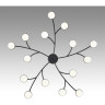 Люстра LUMION TORINA 8117/15 COMFI LN25 LED GX53 15*7W 220V черный, металл