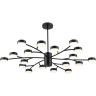 Люстра LUMION TORINA 8117/18 COMFI LN25 LED GX53 18*7W 220V черный, металл