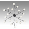 Люстра LUMION TORINA 8117/18 COMFI LN25 LED GX53 18*7W 220V черный, металл
