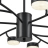 Люстра LUMION TORINA 8117/18 COMFI LN25 LED GX53 18*7W 220V черный, металл