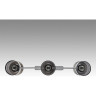 Люстра на штанге LUMION TAUNA 8114/6 MODERNI LN25 G9 3*30W + E14 3*40W 220V хром/дымчатый, металл/стекло
