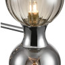 Люстра на штанге LUMION TAUNA 8114/6 MODERNI LN25 G9 3*30W + E14 3*40W 220V хром/дымчатый, металл/стекло
