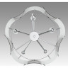 Люстра подвесная LUMION DANDY 6594/5 MODERNI LN24 E14 5*40W 220V хром/тонированное стекло, металл/стекло