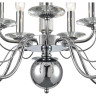 Люстра подвесная LUMION INCANTO 8034/10 CLASSI LN25 Е14 10*40W 220V хром, металл/стекло