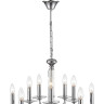 Люстра подвесная LUMION INCANTO 8034/10 CLASSI LN25 Е14 10*40W 220V хром, металл/стекло