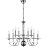 Люстра подвесная LUMION INCANTO 8034/10 CLASSI LN25 Е14 10*40W 220V хром, металл/стекло