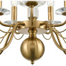 Люстра подвесная LUMION INCANTO 8033/10 CLASSI LN25 Е14 10*40W 220V медь, металл/стекло