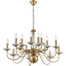 Люстра подвесная LUMION INCANTO 8033/16 CLASSI LN25 Е14 16*40W 220V медь, металл/стекло