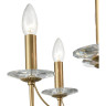 Люстра подвесная LUMION INCANTO 8033/16 CLASSI LN25 Е14 16*40W 220V медь, металл/стекло